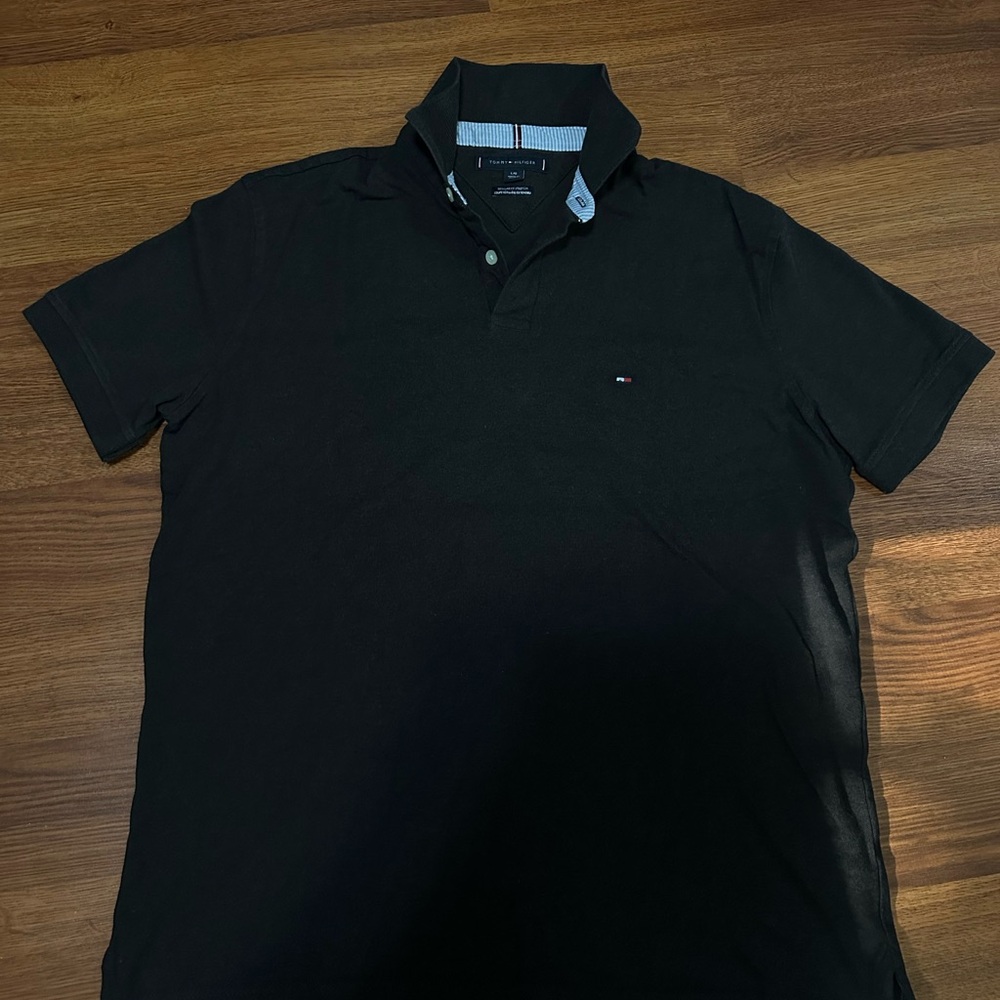 Tommy Hilfger Dark Brown Polo Shirt